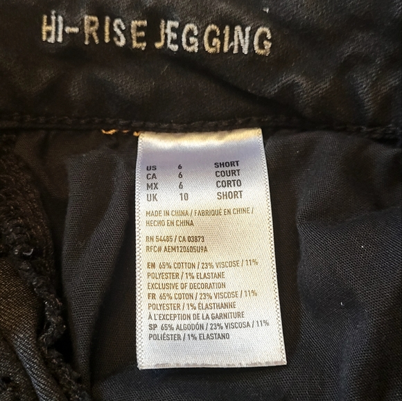 American Eagle High Rise Jeggings Size 6 - Picture 4 of 6